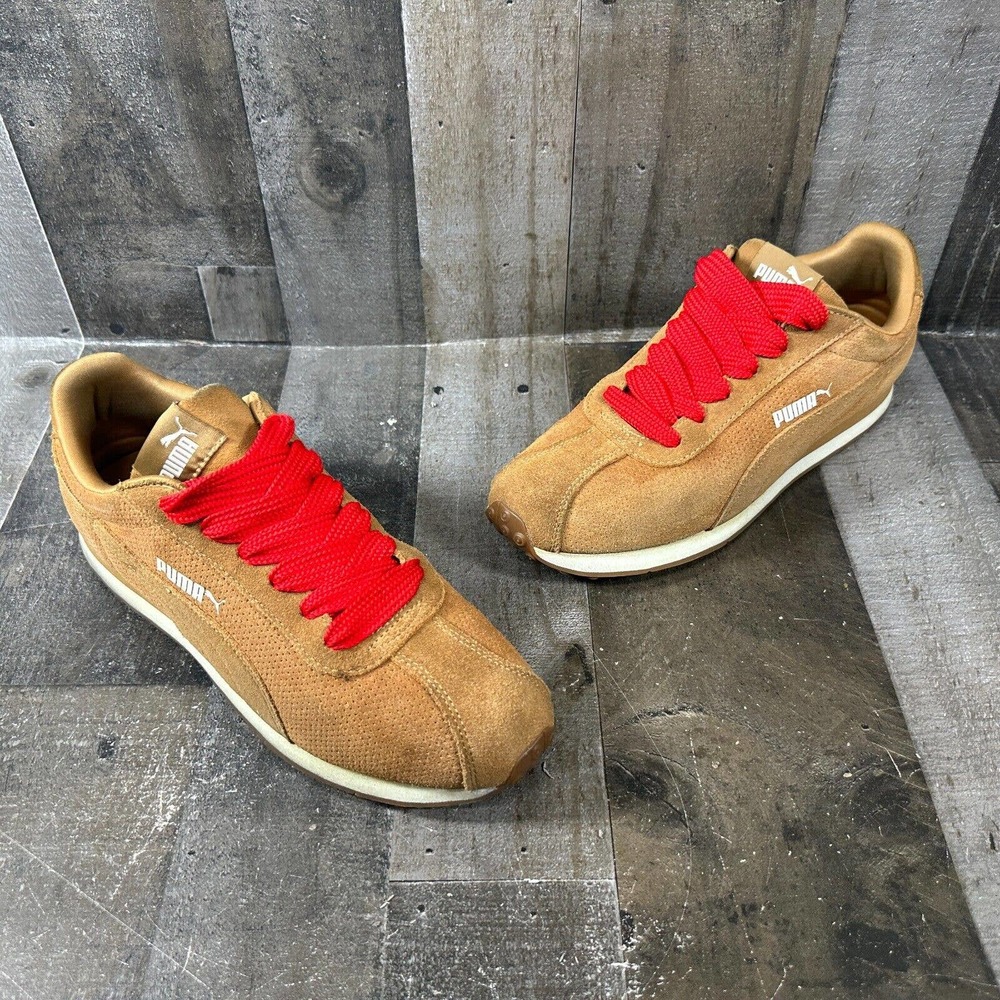 Puma Turin S Chipmunk Size 8.5 [362837-01] Rare‎ - Red Laces